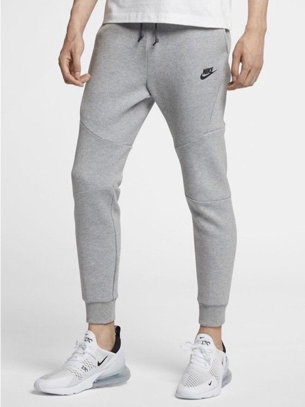 Nike Men’s XL Tech Fleece Jogger 805163-063 Asia Sz XL Gray Heather Streetwear